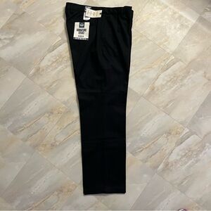 Dockers Pants Mens 36x30 Black Signature Khaki Classic Fit Lux Cotton Stretch